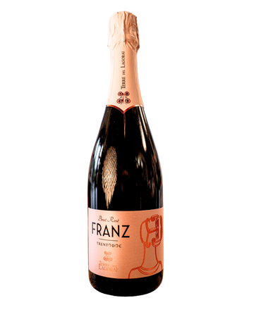 Bottiglia di Franz Trentodoc Brut Rosé, Terre del Lagorai