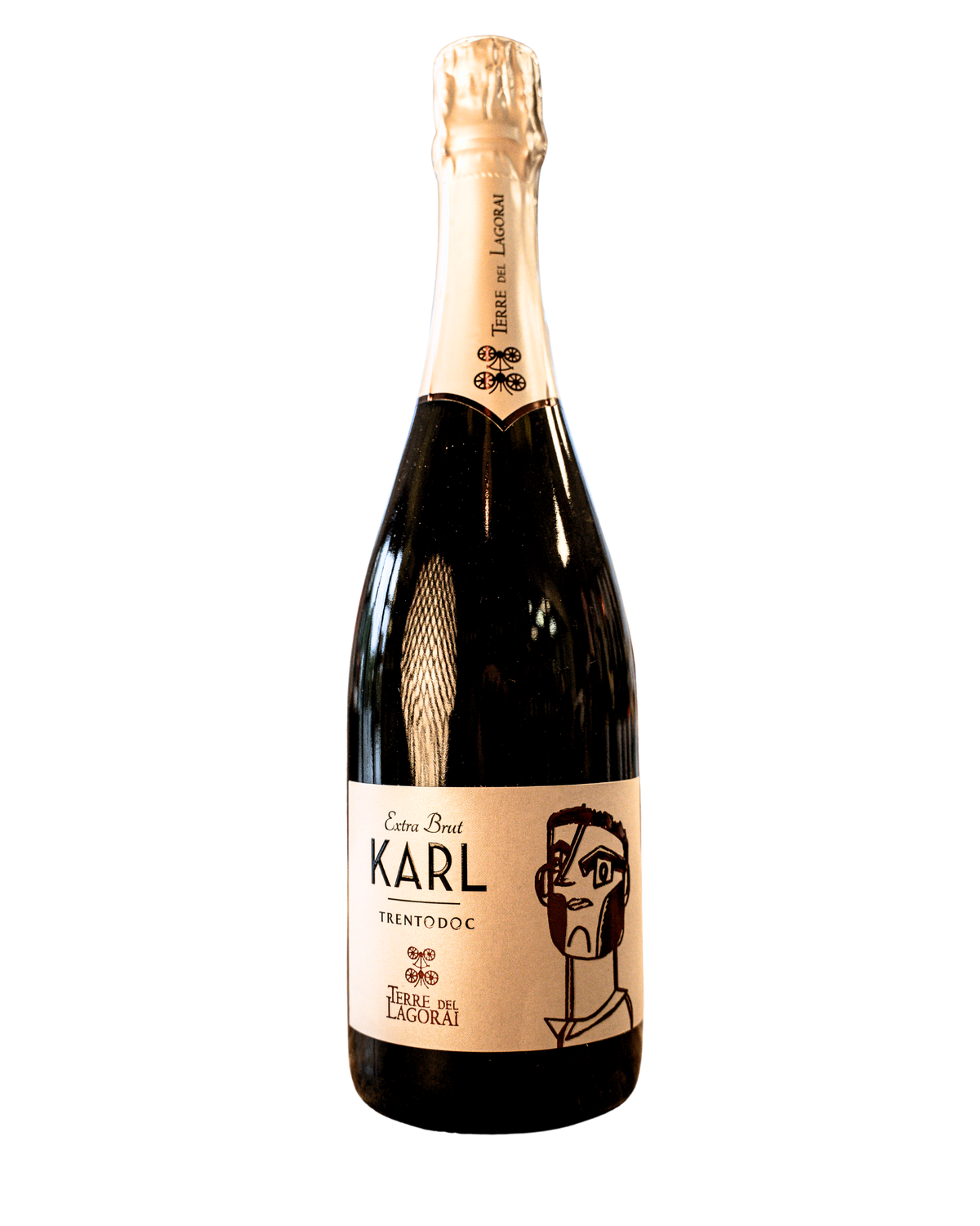 Bottiglia di Karl Trentodoc Extra Brut, Terre del Lagorai